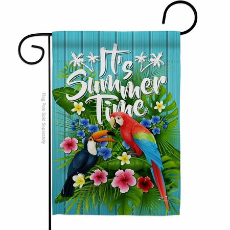 PATIO TRASERO Tropical Summer Summertime 13 x 18.5 in. Double-Sided Decorative Vertical Garden Flags for PA3904843